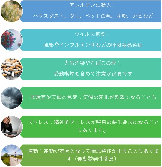 気管支喘息の原因
