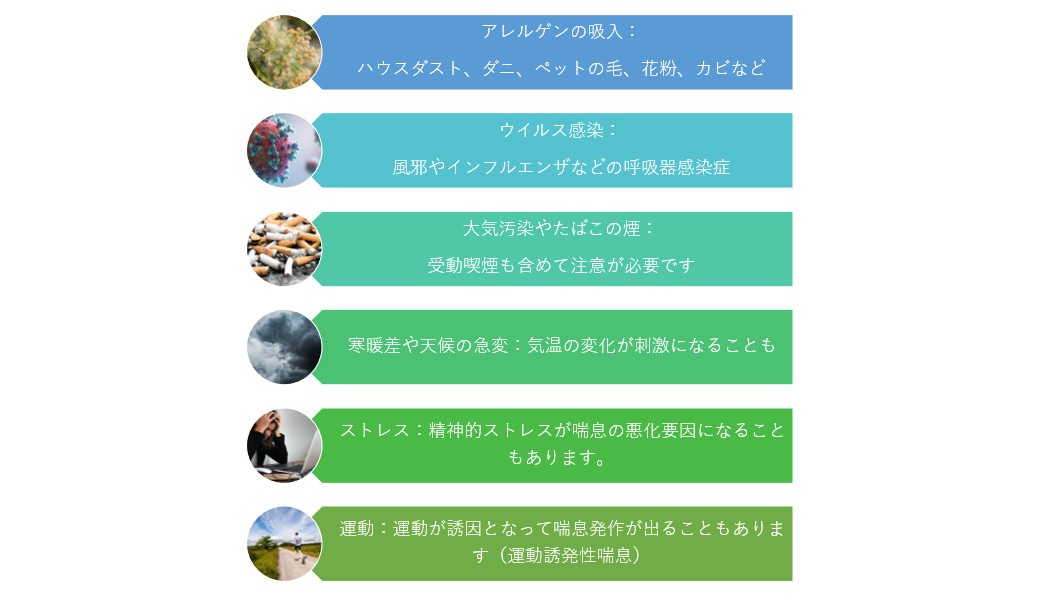気管支喘息の原因